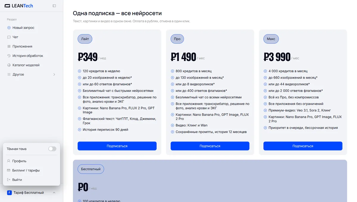 Оплата доступа к OpenCode картой РФ
